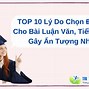 Cách Viết Lý Do Chọn Đề Tài Hay