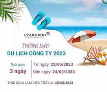 Mẫu Thông Báo Đi Du Lịch Của Công Ty Cho Khách Hàng